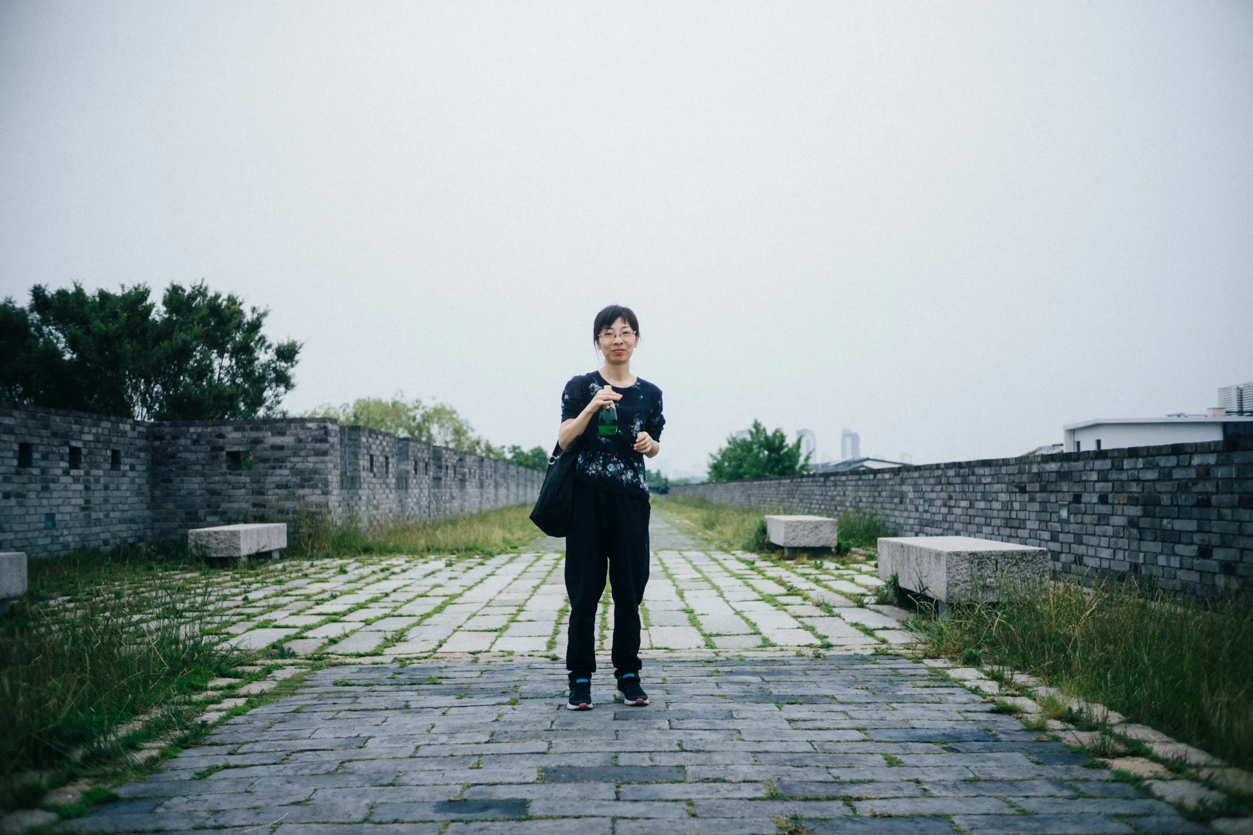 城墙上杂草丛生,显然并非游客热衷之地