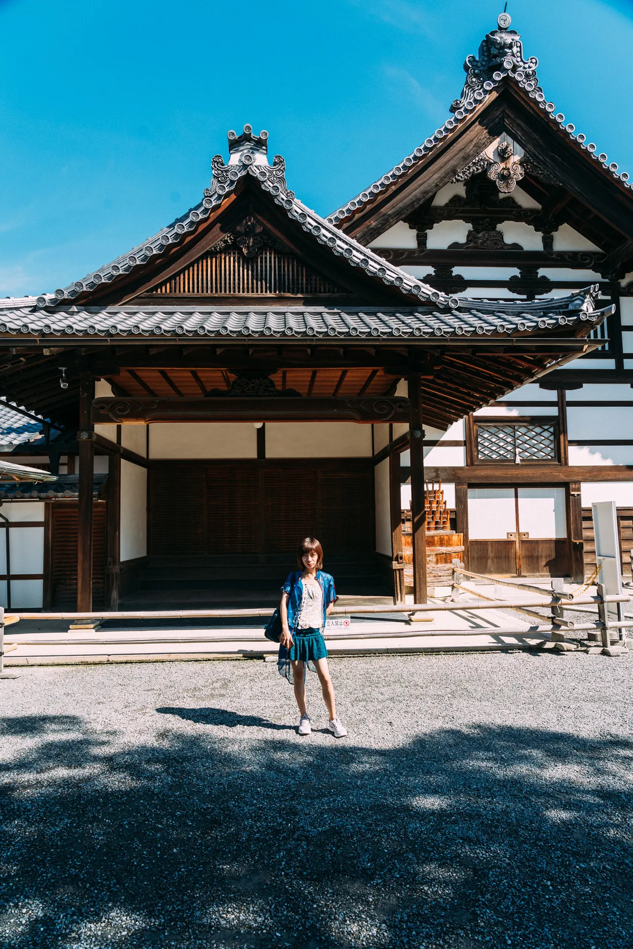 陶小婧在金阁寺