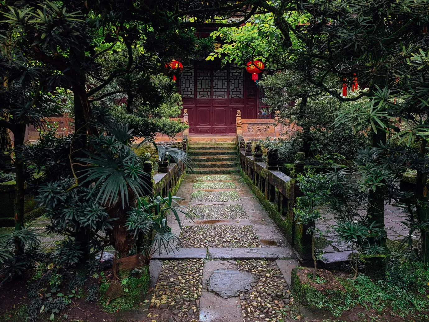 空翠湿人衣