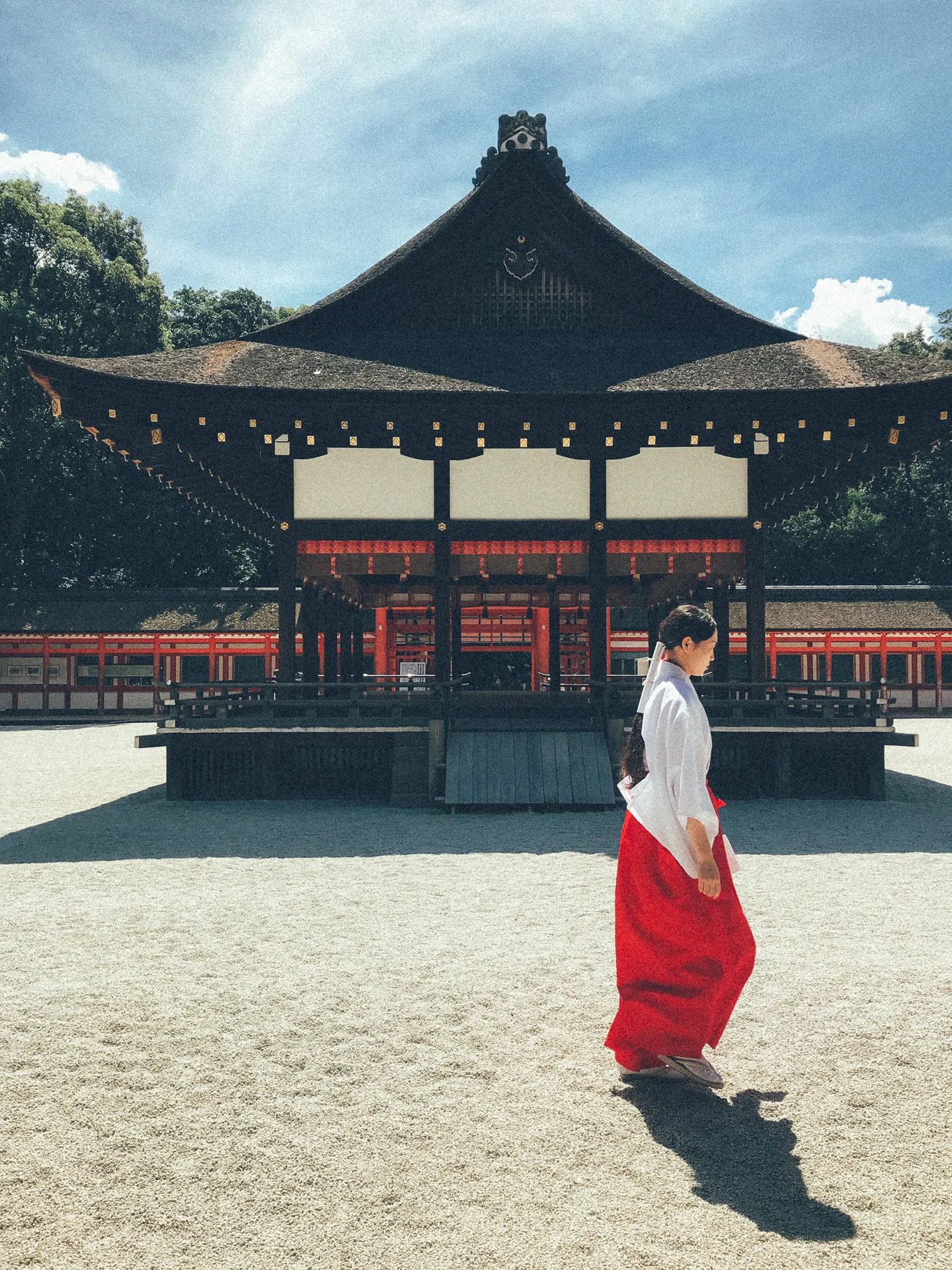下鸭神社内