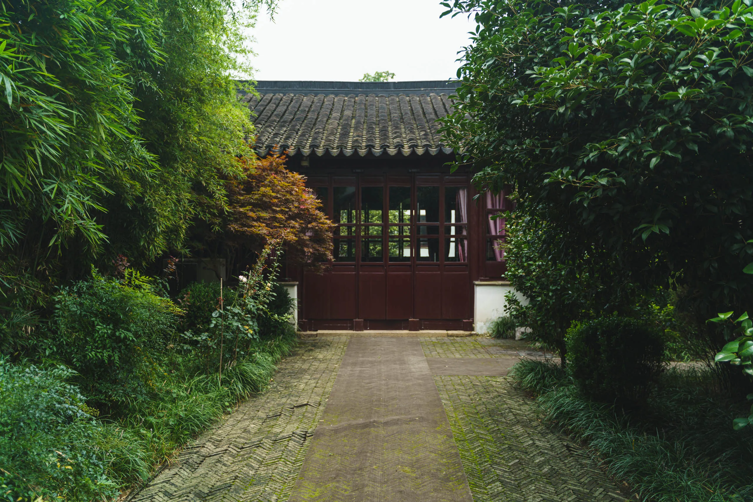 曲园读书的地方,名为小竹里馆,我挺喜欢这个院子。