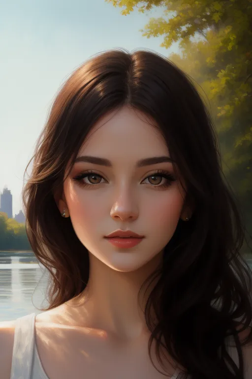 A beautiful young girl