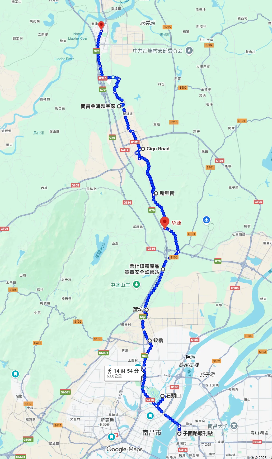 北七铺至永修县