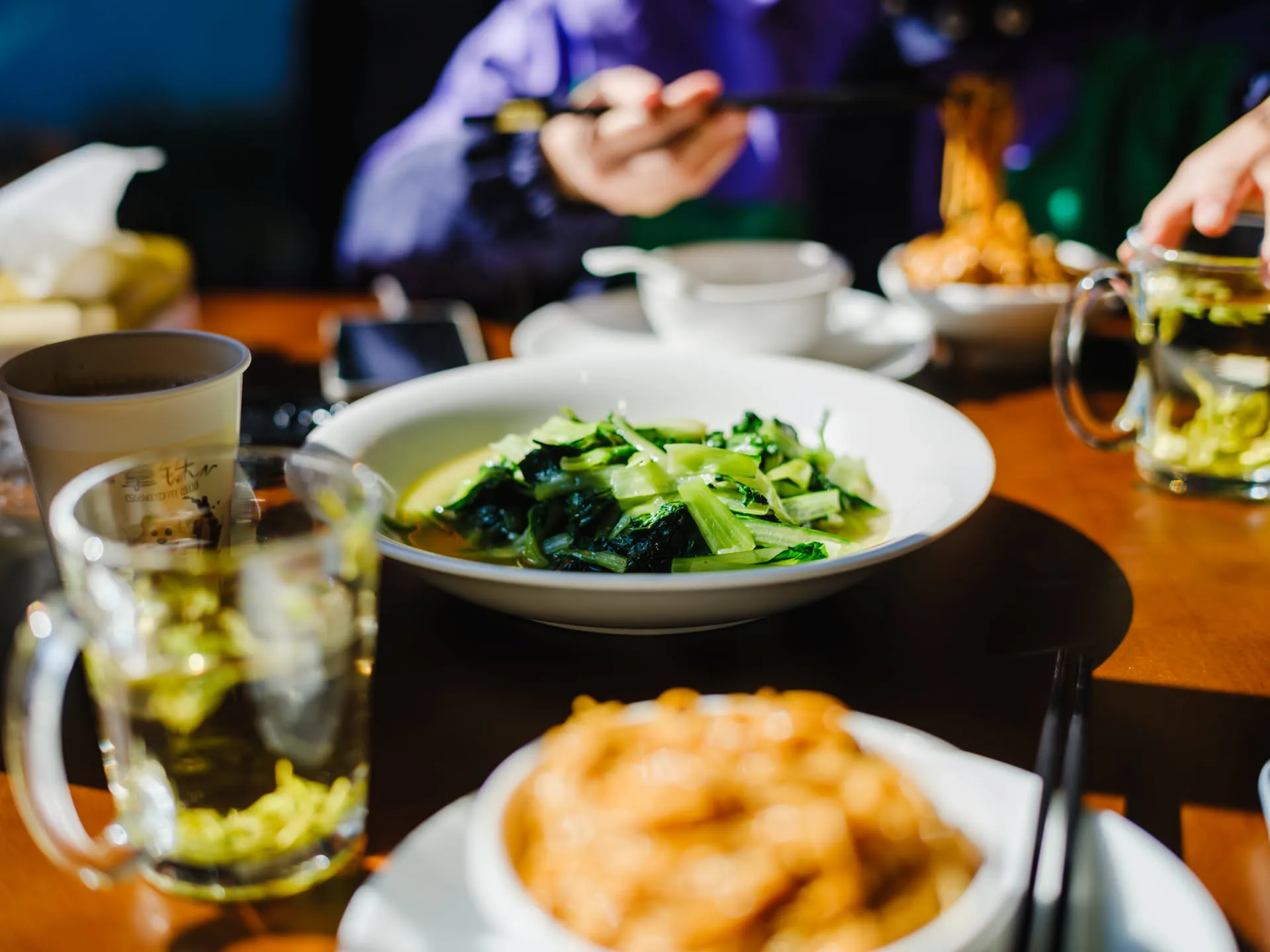 清炒绣花锦，不知道用了什么汤底，很鲜。