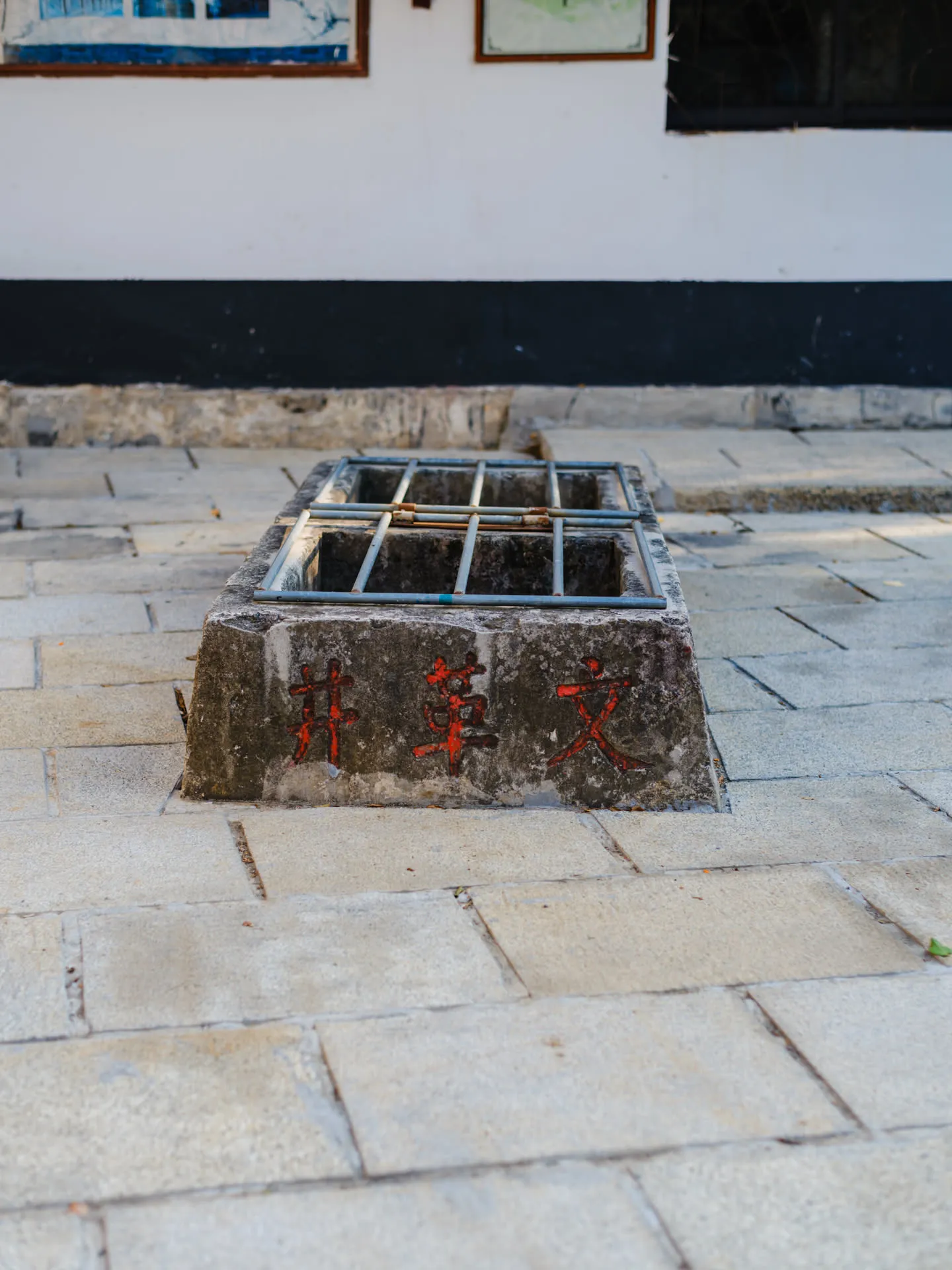 门口的文革井，蓄水甚丰