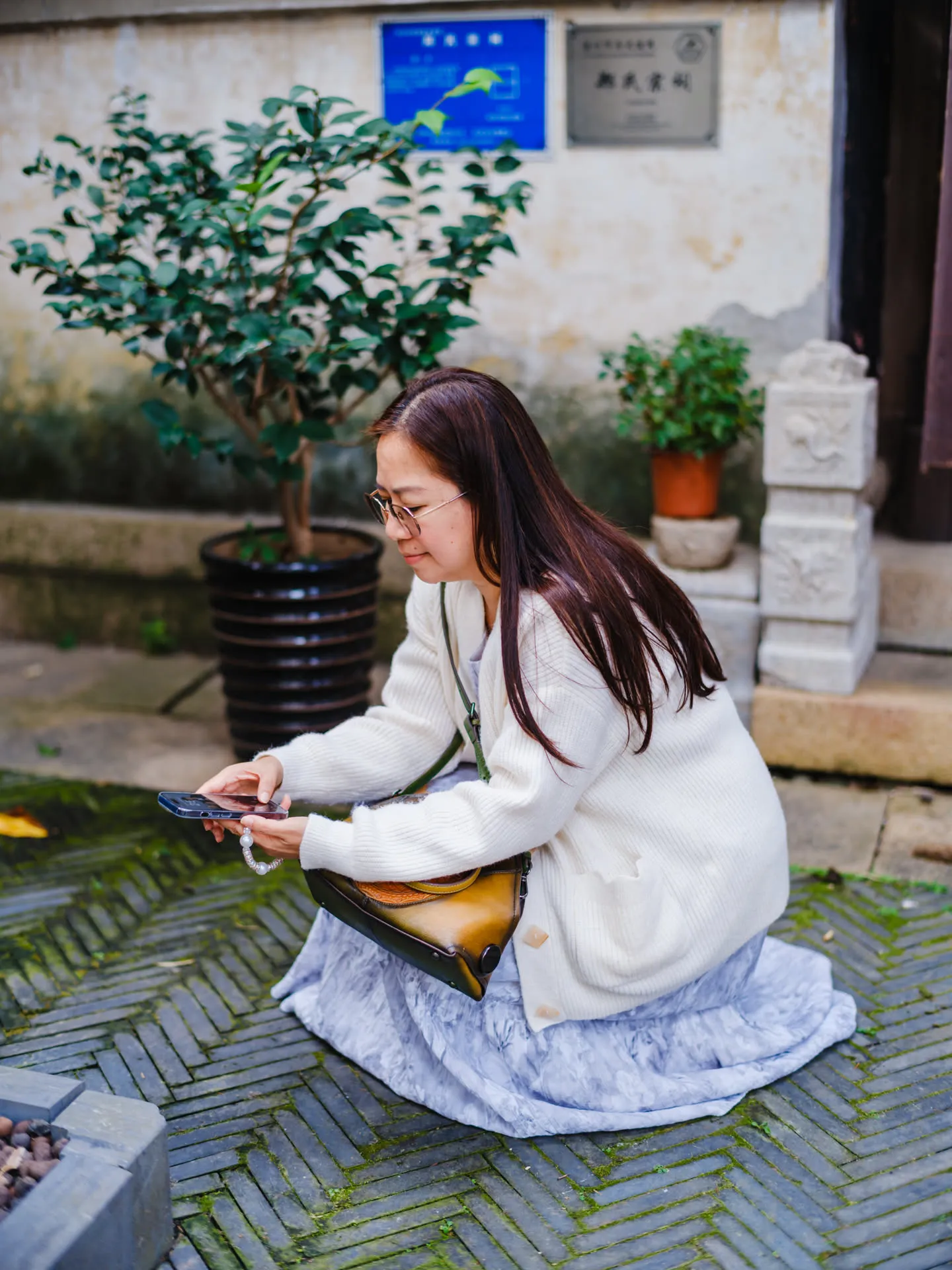 来自马来西亚的游客，她会说中文