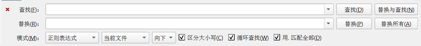 查找对话框